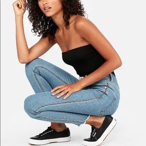 Rhinestone Express High Waisted Jeans